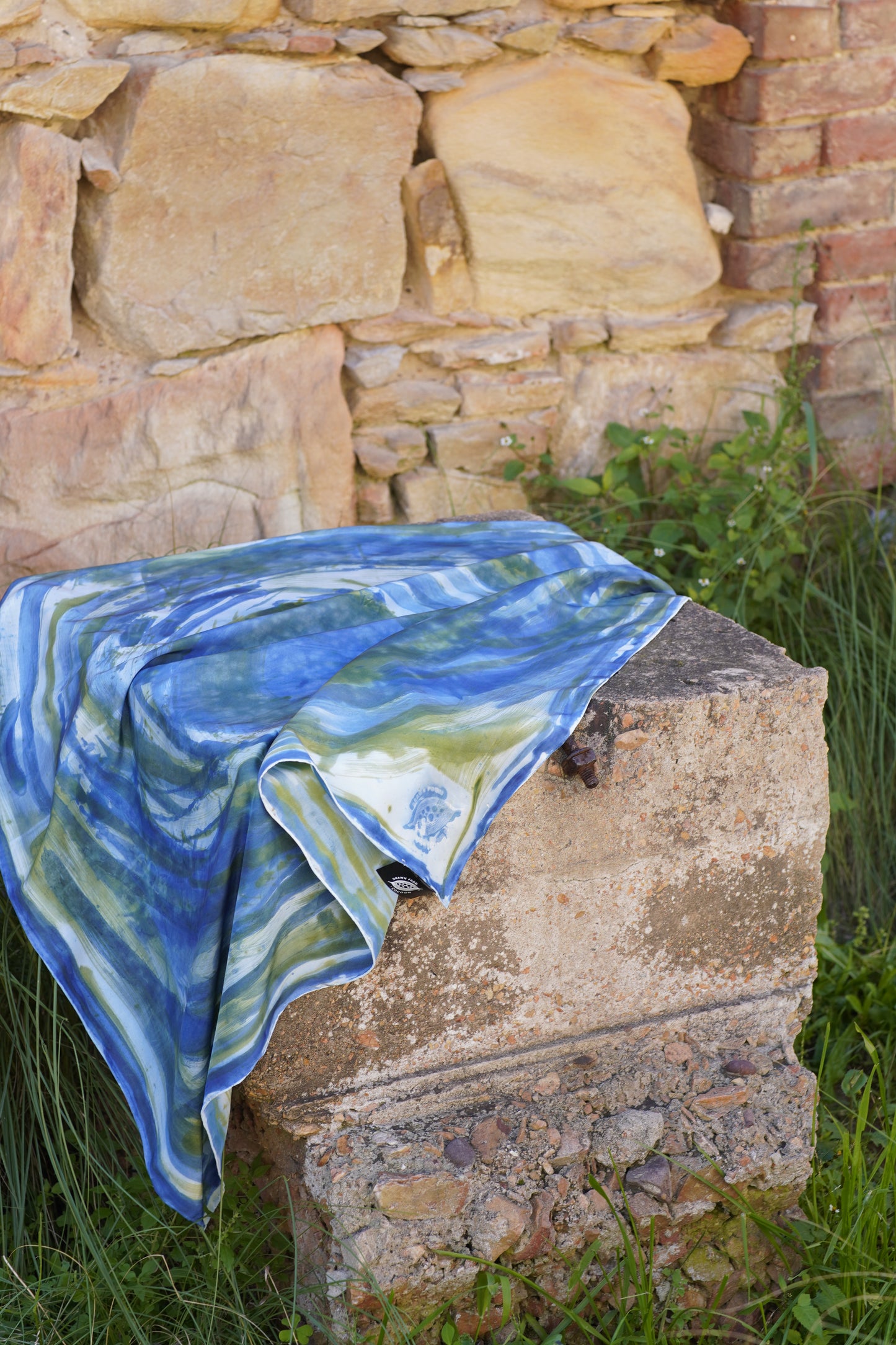 Sea and Sand Silk Scarf